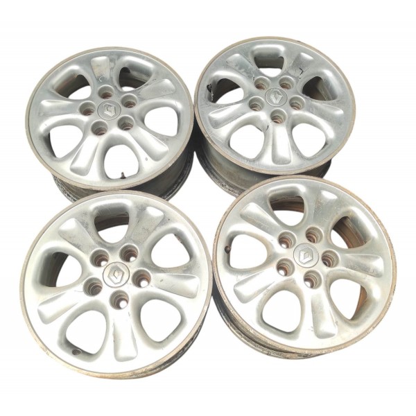 Jogo Rodas Aro 15 5x108 6,5j Renault Laguna 1995 2001