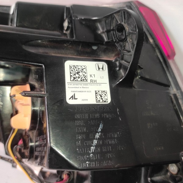 Lanterna Direita Honda Accord 2018 2022 Oem Recuperada