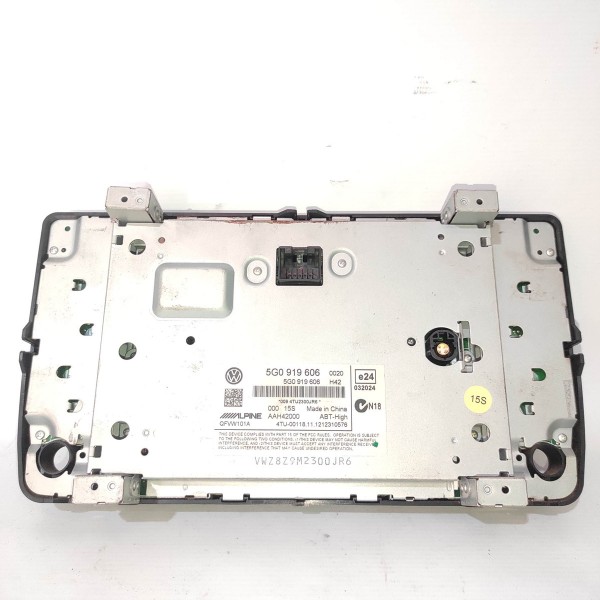 Tela Multimidia Nav Volkswagen Golf 2014 2020 5g0919606