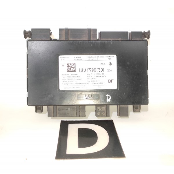 Modulo Banco Direito Mercedes Slk 250 2011 2016 A1729007600 Preto