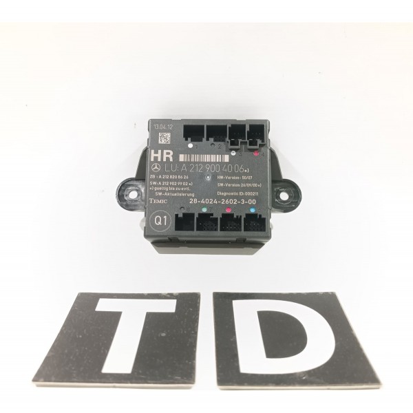 Modulo Porta Traseira Direita Mercedes C180 C200 W204 07 14