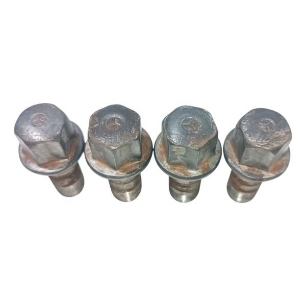 Jogo 4 Parafuso Roda Mercedes C180 C200 2007 2014