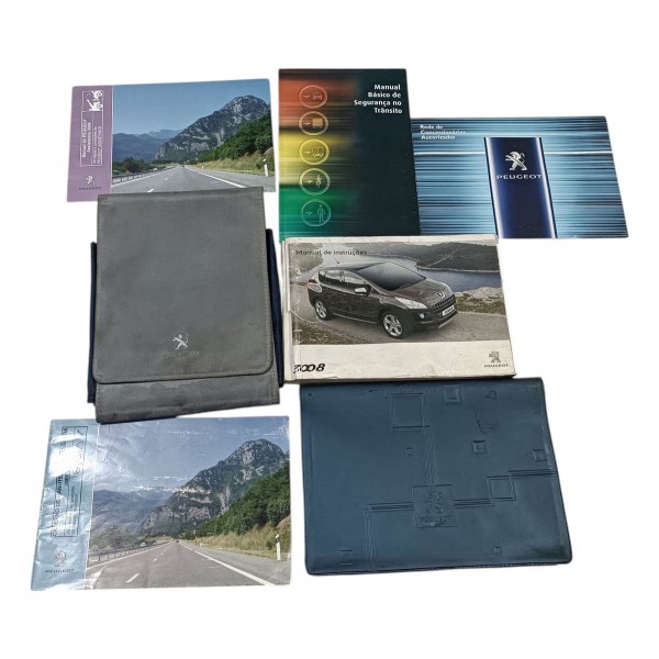 Kit Manual Do Proprietário Peugeot 3008 2008 2013