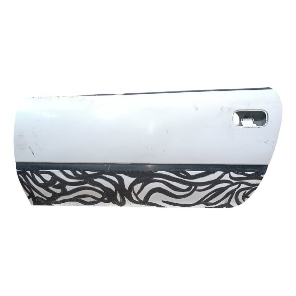 Folha Porta Esquerda Chevrolet Calibra 1993 1995 Dianteira Esquerda Branco