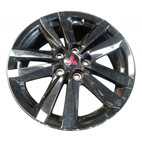 Jogo Rodas 5x114 17x6,5j Mitsubishi Asx 2010 2022 Preto
