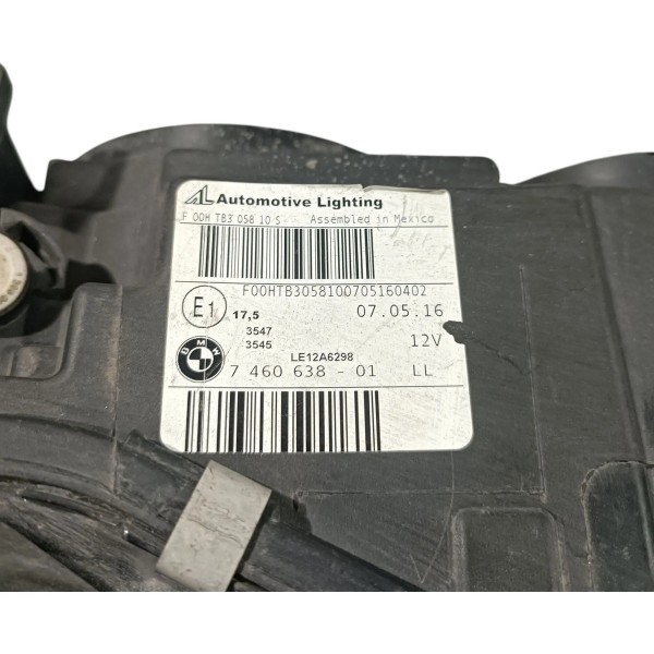 Farol Direito Bmw X3 2014 2016 F25 7460638 Detalhe Direito/passageiro