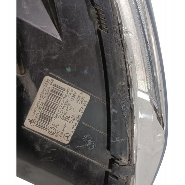 Farol Esquerdo Mercedes C180 C200 W204 07 14 A2048208361 Esquerdo/motorista