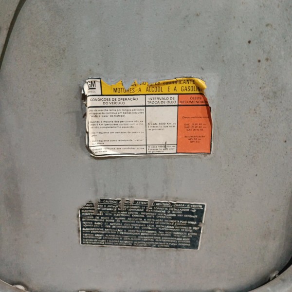 Capo Chevrolet Chevette 1983 1993