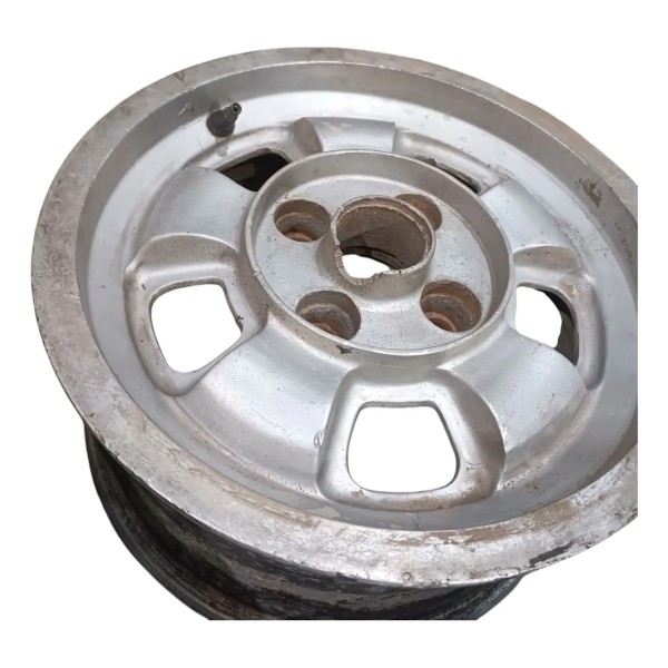 Jogo Rodas Tijolinho Aro 13 4x100 Chevette Prateado