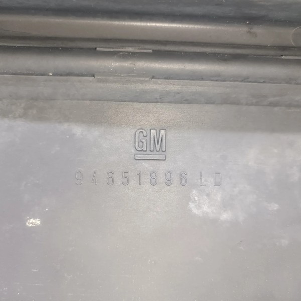 Polaina Direita Parachoque Traseiro Gm Chevette 87 93 Detalh Preto Fosco