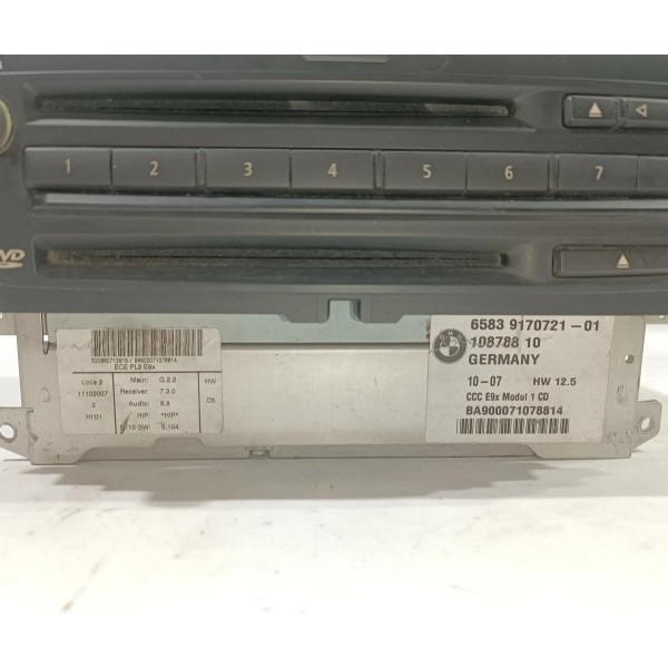 Radio Bmw 320 325 335 E90 2006 2012 9170721