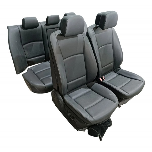 Jogo Bancos Elétricos Bmw 528 F10 2011 2017 535 550 Preto