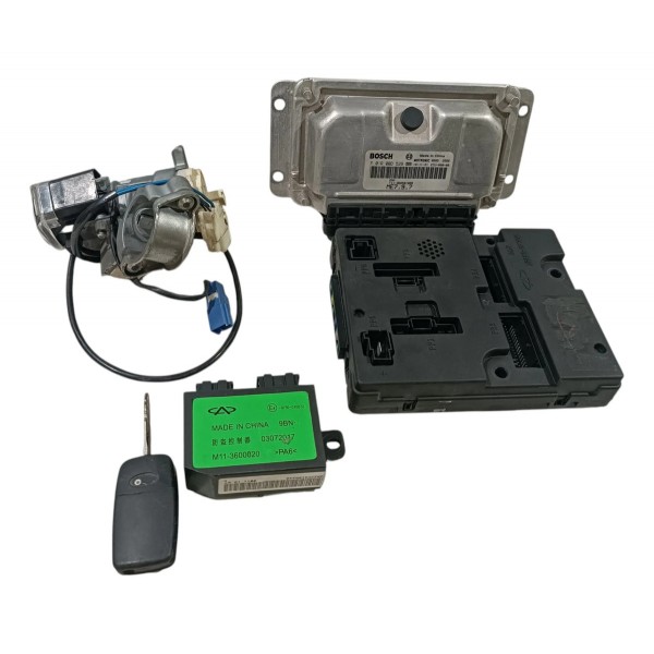Kit Code Injeção Chery Tiggo 2.0 2009 F01r00d529