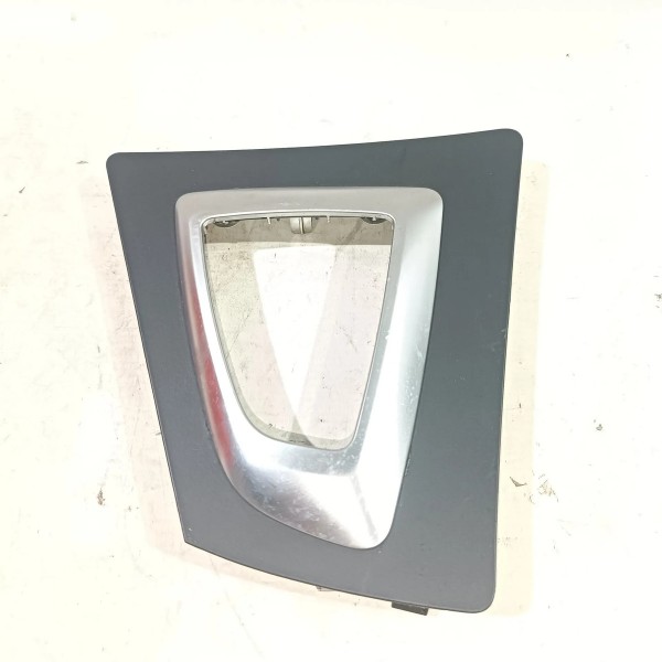 Moldura Seletora Cambio Bmw 320 F30 2012 2018 9258318 Preto/prateado