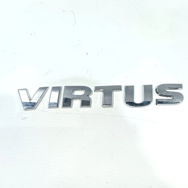 Emblema Virtus Tampa Traseira Vw Virtus 2018 2026
