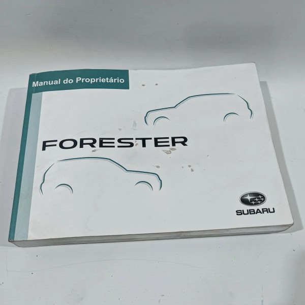 Manual Do Proprietário Subaru Forester Sk 2019 2024