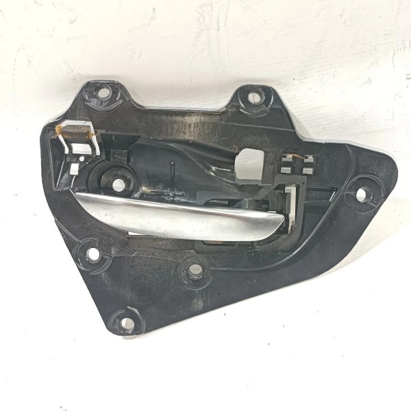 Macaneta Interna Traseira Direita Bmw 528 F10 2011 2017 535 Prateado Traseira