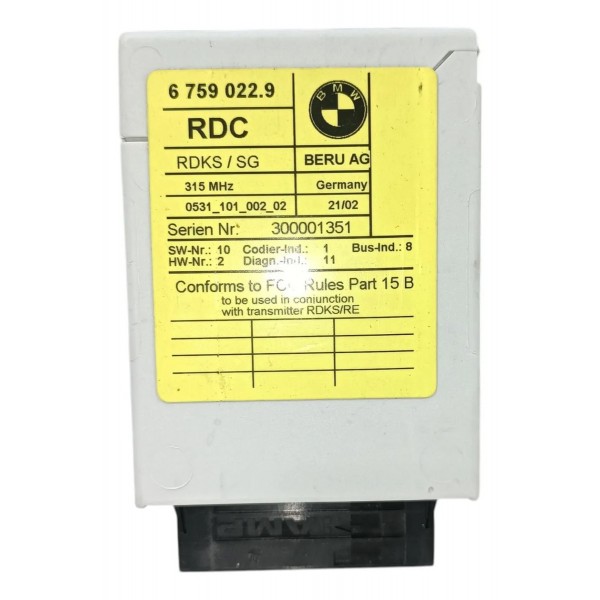 Modulo Rdc Pneus Bmw 325 E46 1998 2005 6759022 328 330