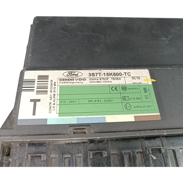 Kit Code Ford Mondeo 2.0 16v 2001 20064s71 12a650 Acb
