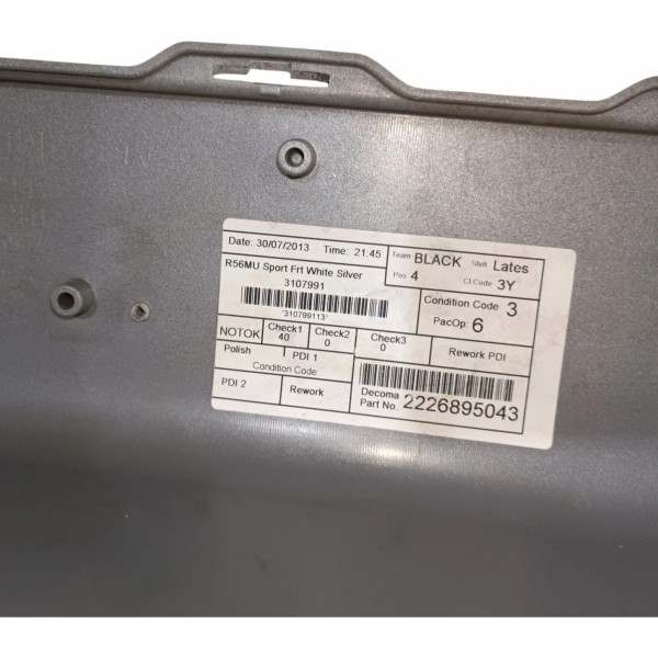 Parachoque Dianteiro Mini Cooper R56 2011 2013 7255107