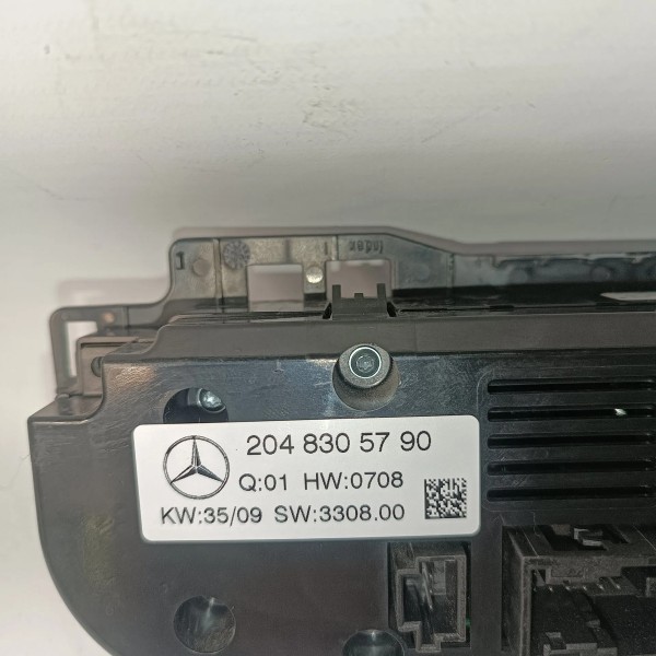 Comando Ar Condicionado Mercedes C180 C200 07/14 Detalhe